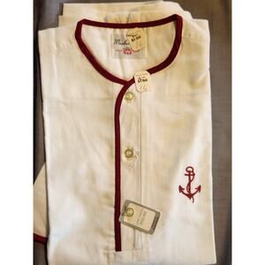 Washington DEE CEE shirt 1950's or older NOS Anchor patch size 16 white